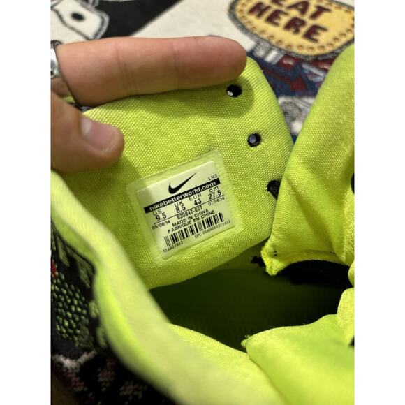 Nike Kobe 9 IX Size 9.5 Elite High Victory Green Black Neon 630847-077 Protro - Picture 7 of 10